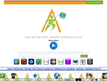 Tablet Screenshot of adsontherun.com